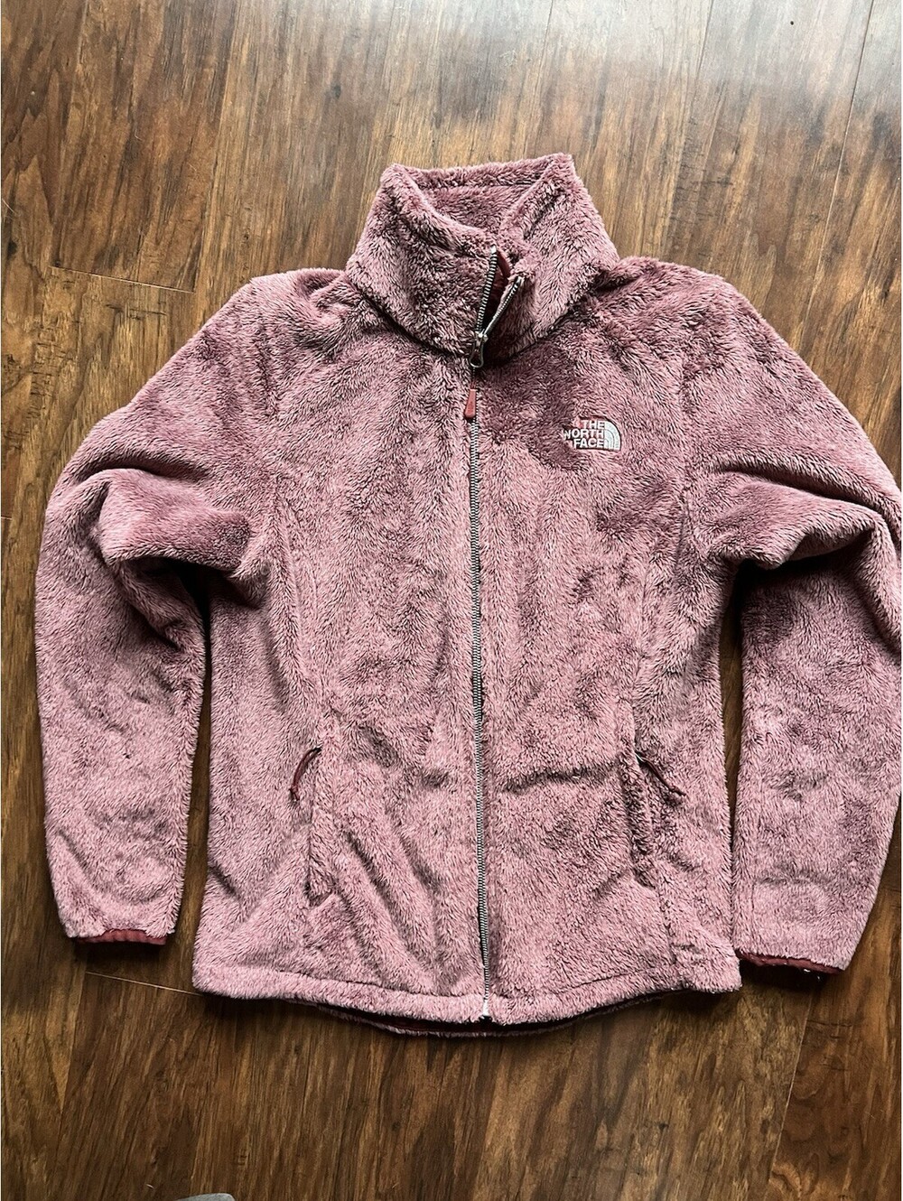 North Face Fleece Jacket Women’s Small Burgundy EUC!!